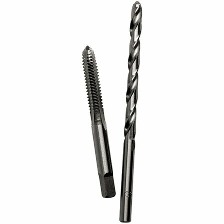 CENTURY DRILL TOOL Century Drill & Tool 1/4-28 National Fine Carbon Steel Tap-Plug  and #3 Wire Gauge Drill Bit 95404